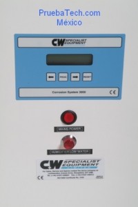 camara de corrosion ciclica C&W CW control panel